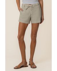 Kut From The Kloth - Katie Drawstring Linen Blend Shorts - Lyst