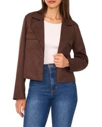 Vince Camuto - One-Button Faux Suede Jacket - Lyst