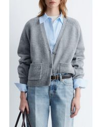 & Other Stories - Patch Pocket Wool & Cotton Cardigan - Lyst