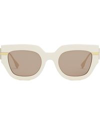 Fendi - The Graphy 51mm Geometric Sunglasses - Lyst