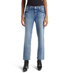 L'Agence - Milana Stovepipe Straight Leg Jeans - Lyst