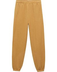 Mango - Stretch Cotton Fleece Joggers - Lyst