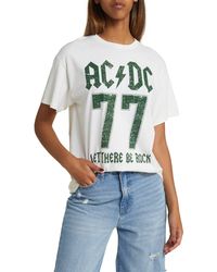 THE VINYL ICONS - Ac/dc '77 Cotton Graphic T-shirt - Lyst