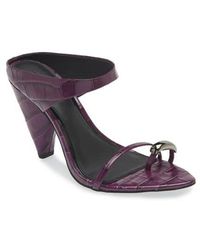 Rebecca Minkoff - Toe Ring Pointed Toe Slide Sandal - Lyst