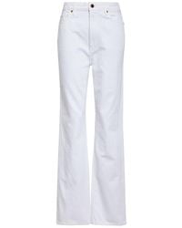 KHAITE - Danielle High Waist Straight Leg Jeans - Lyst