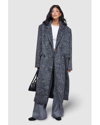Warehouse - Structured Shoulder Coat - Lyst