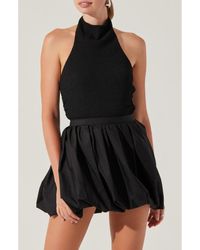 Astr - Gwyneth Smock Halter Top - Lyst