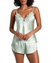 In Bloom - Adore You Short Satin Pajamas - Lyst