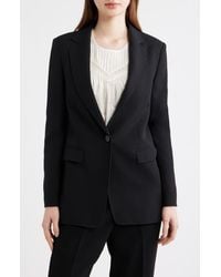 BOSS - Jabla One-Button Crepe Blazer - Lyst