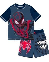 Marvel - Spider- 2-Piece Rash Guard And Swim Trunks Set - Lyst