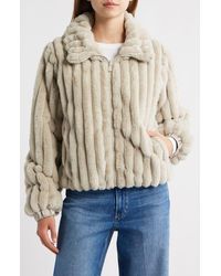 Save The Duck - Elina Faux Fur Jacket - Lyst