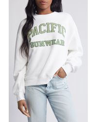 PacSun - Arch Logo Graphic Sweatshirt - Lyst
