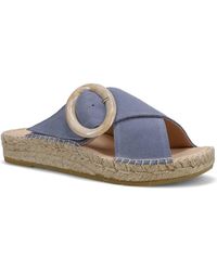 Ron White - Erin Espadrille Platform Wedge Slide Sandal - Lyst