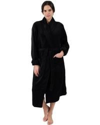 Leveret - Micro Fleece Robe - Lyst