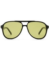 Le Specs - Tragic Magic 56Mm Aviator Sunglasses - Lyst