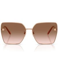 Versace - 63Mm Oversize Gradient Square Sunglasses - Lyst