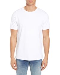 FRAME - Heavyweight Classic Fit Cotton T-shirt - Lyst