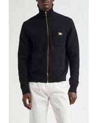 Versace - Medusa Biggie Cotton & Cashmere Blend Zip Cardigan - Lyst