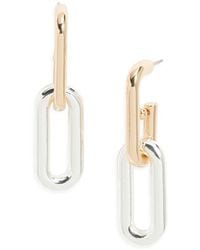 Open Edit - Oval Link Drop Earrings - Lyst