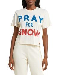 Aviator Nation - Pray For Snow Graphic T-shirt - Lyst
