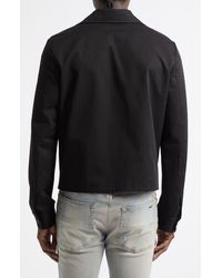 Amiri - Script Collar Cotton Jacket - Lyst