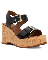 Dune - Kamia Platform Wedge Sandal - Lyst