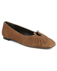 Vince - Dany Leather Flat - Lyst