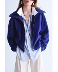 Mango - Suede Jacket - Lyst
