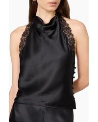 Cami NYC - Lucille Lace Trim Silk Top - Lyst