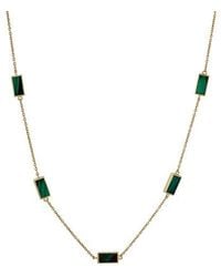 Jan Leslie - Five Stations Rectangle Dash Necklace - Lyst