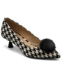 Charles David - Amon Pointed Toe Kitten Heel Pump - Lyst