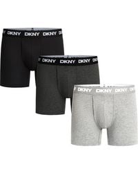 DKNY - 3-Pack Stretch Cotton Boxer Briefs - Lyst