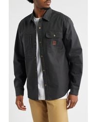 Brixton - Builders Stretch Cotton Blend Overshirt - Lyst