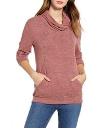 Loveappella - Cross Neck Seamed Pullover - Lyst