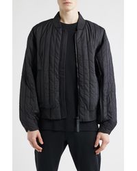 Rains - Koya Vision Quilted Bomber Jacket - Lyst
