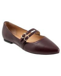 Trotters - Emerald Pointed Toe Mary Jane Flat - Lyst