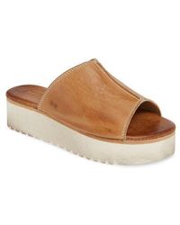 Bed Stu - Fairlee Ii Platform Slide Sandal - Lyst