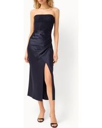 Cami NYC - Echo Strapless Mixed Media Dress - Lyst