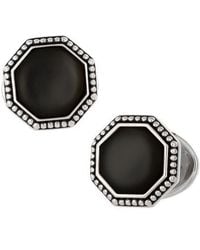 Jan Leslie - Octagon Gemstone Antique Sterling Cufflinks - Lyst