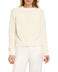 Faherty - Sunwashed Organic Cotton Fisherman Sweater - Lyst