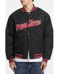 Guess - Gj Patch Bomber Jacket - Lyst