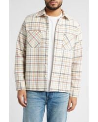 Wax London - Whiting Yard Check Cotton Blend Overshirt - Lyst