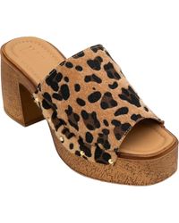 Forever & Always Shoes - Pull Leather Platform Mules - Lyst
