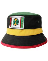 Cross Colours - Color Block Label Logo Bucket Hat - Lyst