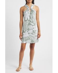Tommy Bahama - Carmela Regal Blooms Halter Minidress - Lyst