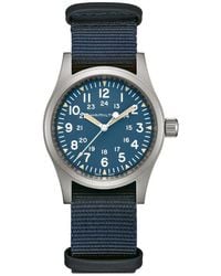 Hamilton - Khaki Field Mechanical Nato Strap Watch, 38Mm - Lyst