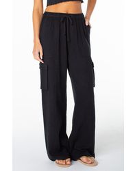 Roxy - Precious Cargo Drawstring Pants - Lyst