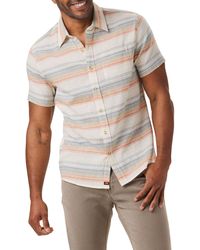 The Normal Brand - Freshwater Short Sleeve Button-up Shirt - Lyst
