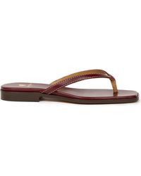 Bobbies - Sol Flat Sandals - Lyst