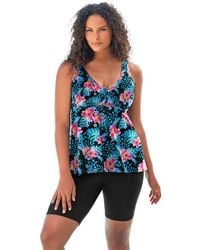 Swim 365 - Flowy Tankini Top - Lyst